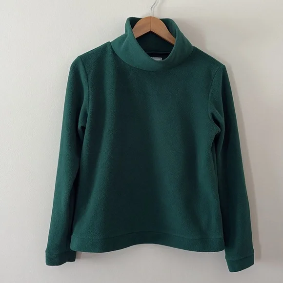Dudley Stephens Park Slope Fleece Long Sleeve Stand Up Collar Green Size M - Picture 3 of 12